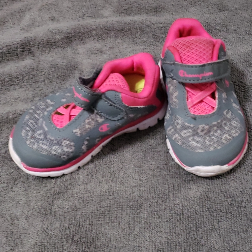 Champion pink leopard sneakers